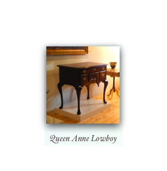 Queen Anne Reproduction Lowboy dressing table