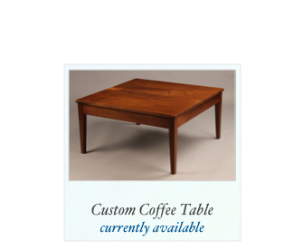 Custom Walnut Coffee Table for sale