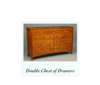 Custom Double Chest of Drawers Tiger Curly Maple