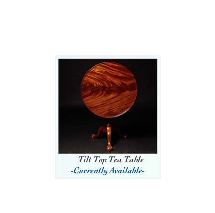Tilt Top Tea Table