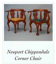 Newport Chippendale Corner Chair 