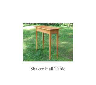 Shaker Cherry End Table, custom cherry furniture, shaker furniture makers, New England