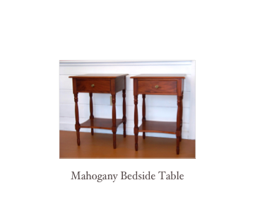 ￼
Mahogany Bedside Table