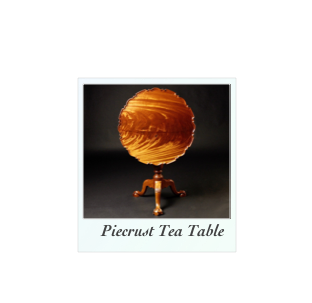 ￼   Piecrust Tea Table