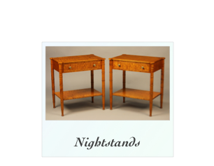 Custom Nightstands with bamboo legs