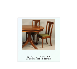 Custom Table and Chairs handmade of walnut