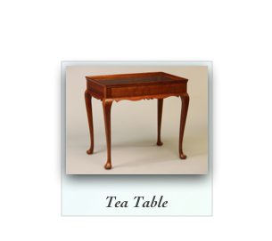 Custom Sofa Table handmade of solid mahogay Custom Tables made in the USA