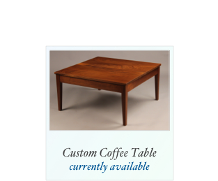 Trestle Table Handmade tiger maple table