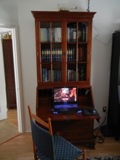 Client Photo Desk and Bookcase